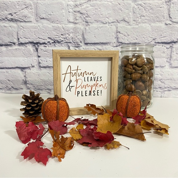Other - Autumn Decor Lot Glass Jar NOT Included
